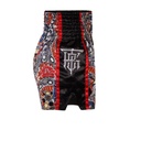 Top King Muay Thai Shorts TKTBS-206-WH, Weiß-Mehrfarbig