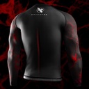 Hayabusa UFC Rash Guard, Schwarz-Rot 2