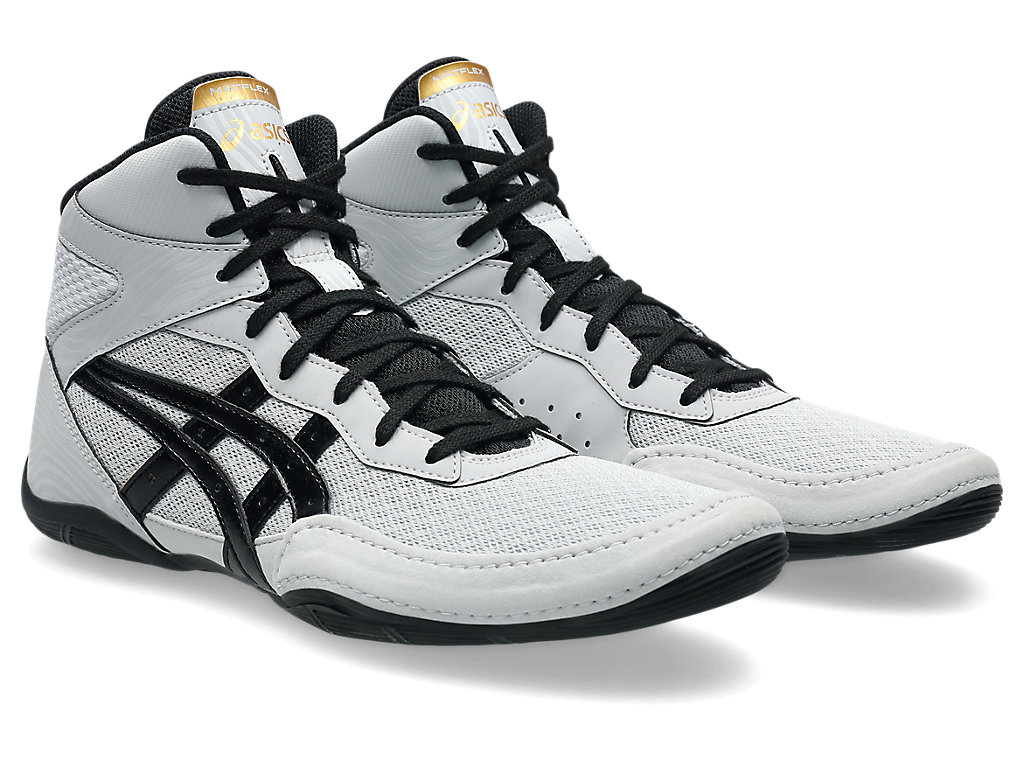 asics Ringerschuhe Matflex 7, Hellgrau-Schwarz 2