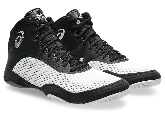asics Ringerschuhe Split Elite, Schwarz-Weiß 2