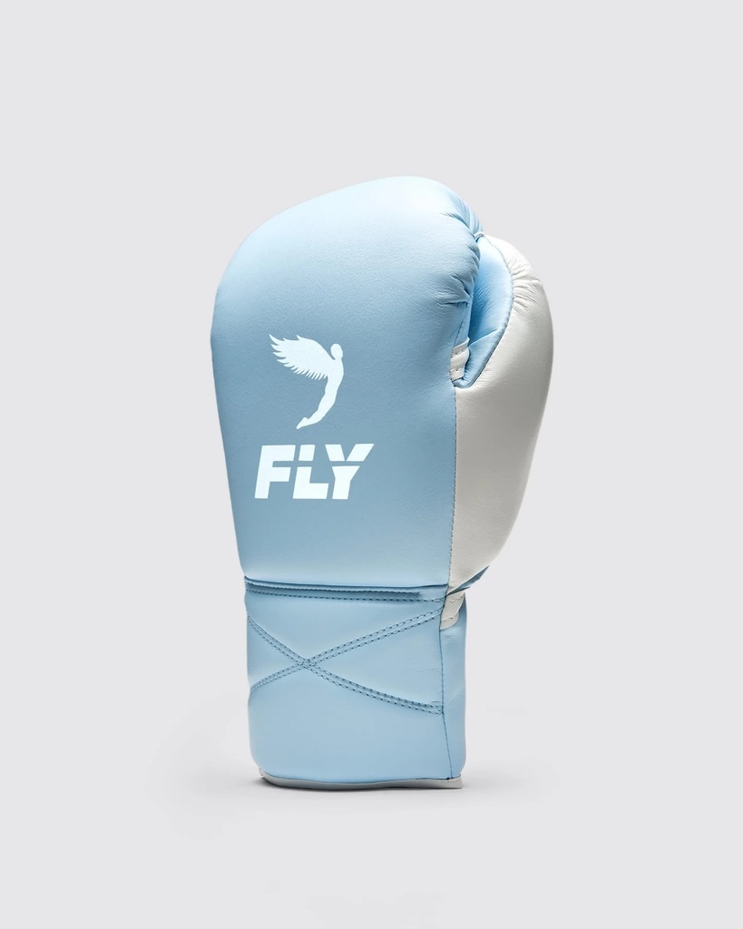 Fly Boxhandschuhe Superlace Pro X 2, Hellblau-Grau 2
