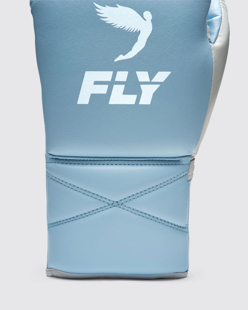 Fly Boxhandschuhe Superlace Pro X 2, Hellblau-Grau 6