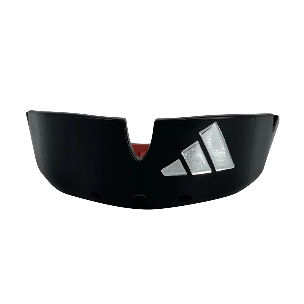 adidas Mundschutz OPRO Silber Senior, Schwarz-Rot 7