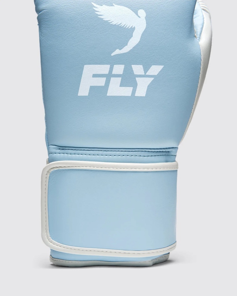 Fly Boxhandschuhe Superloop Pro X 2, Hellblau-Weiß 6