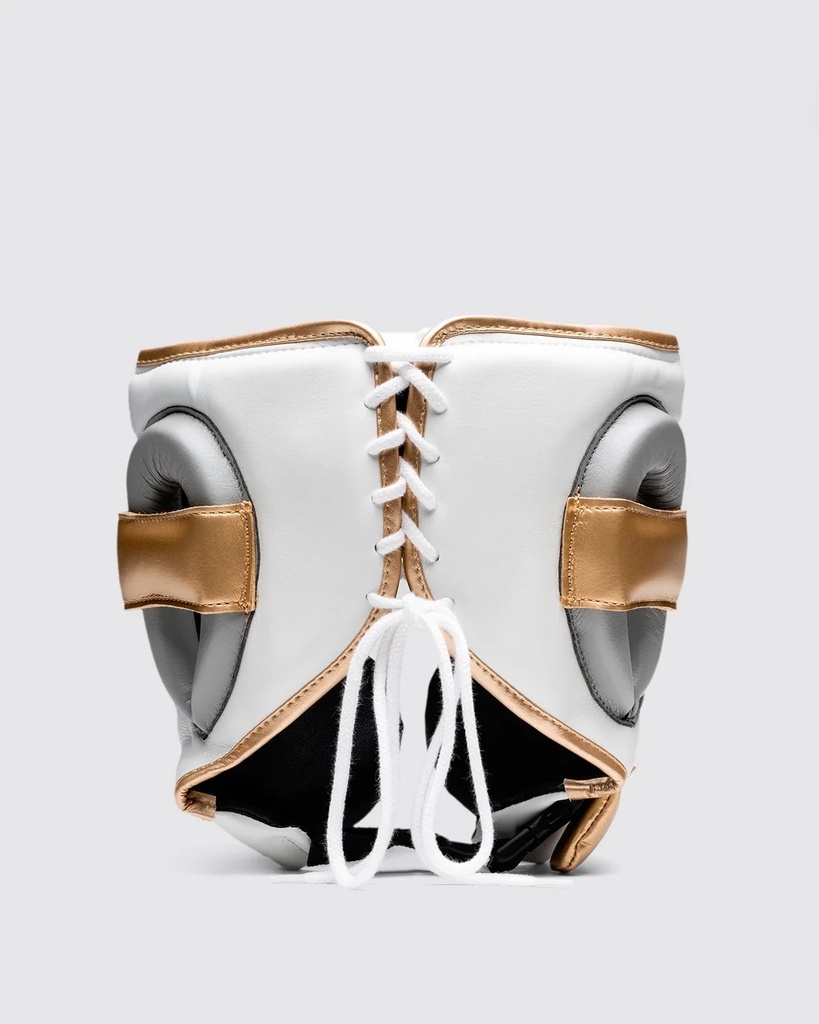 Fly Kopfschutz Knight X, Weiß-Gold 3