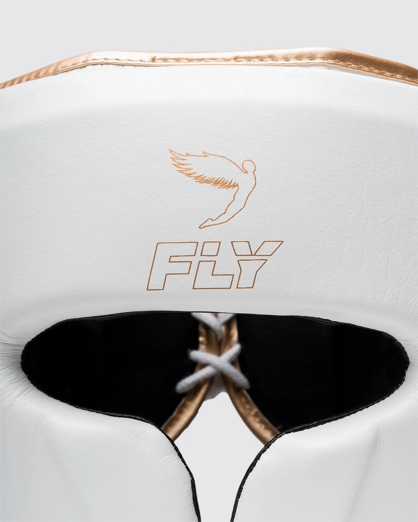 Fly Kopfschutz Knight X, Weiß-Gold 4