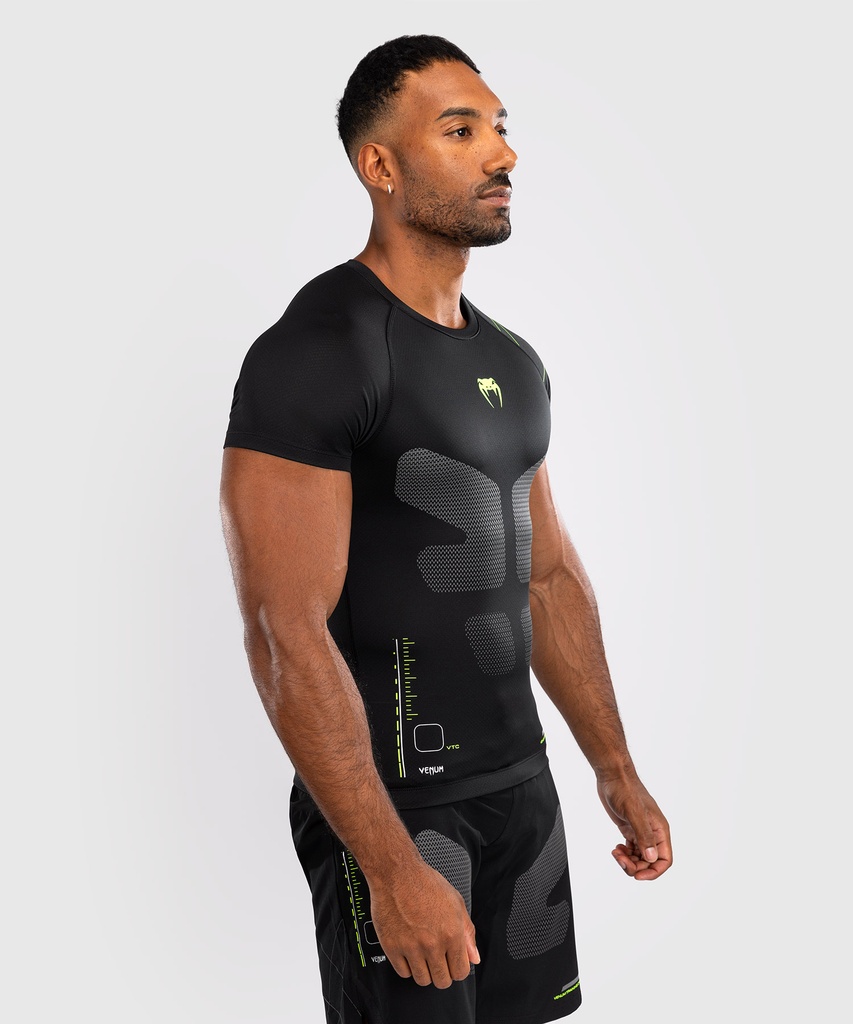 Venum Rash Guard Training Camp 4.0, Schwarz-Grün
