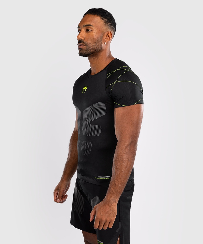 Venum Rash Guard Training Camp 4.0, Schwarz-Grün