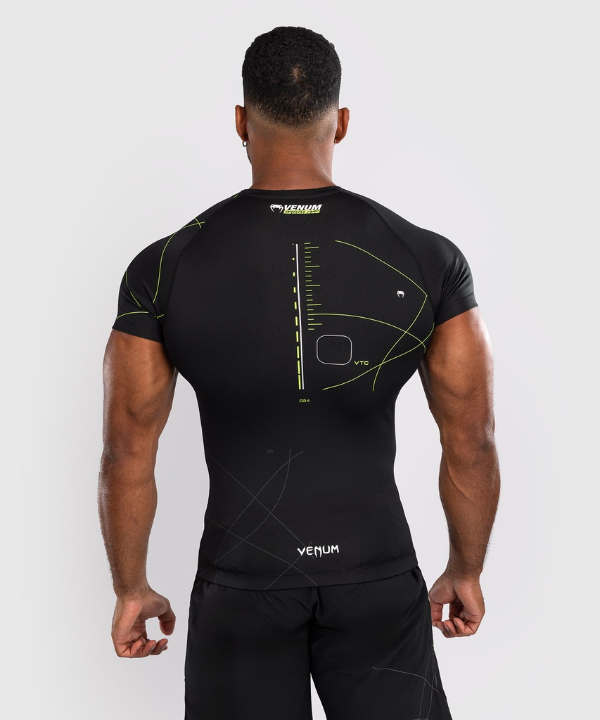 Venum Rash Guard Training Camp 4.0, Schwarz-Grün