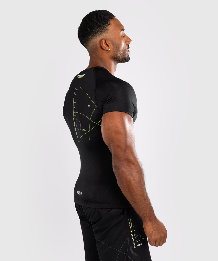 Venum Rash Guard Training Camp 4.0, Schwarz-Grün