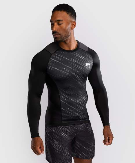 Venum Rash Guard Rapid, Schwarz-Grau 2