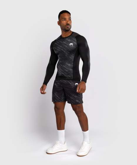 Venum Rash Guard Rapid, Schwarz-Grau 3