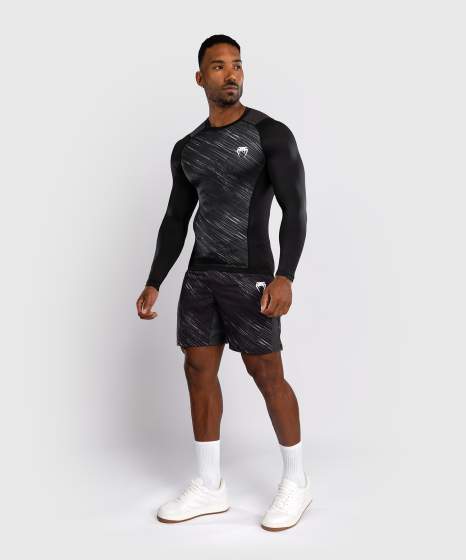 Venum Rash Guard Rapid, Schwarz-Grau 4