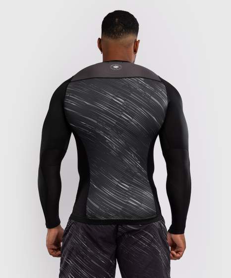 Venum Rash Guard Rapid, Schwarz-Grau 6