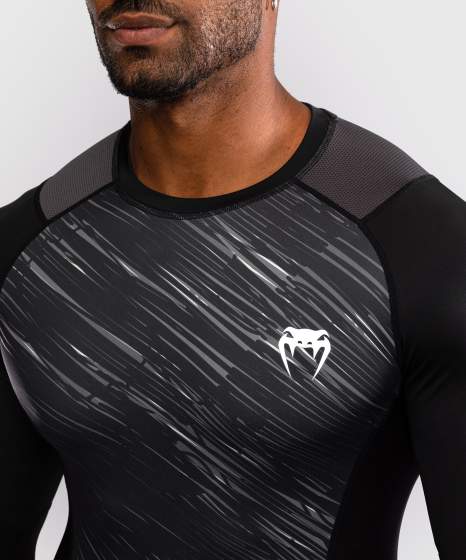 Venum Rash Guard Rapid, Schwarz-Grau 7