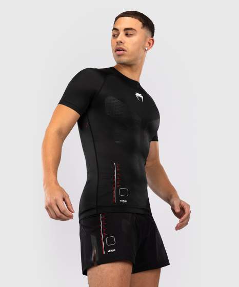 Venum Rash Guard Tactical XT, Schwarz-Rot 2