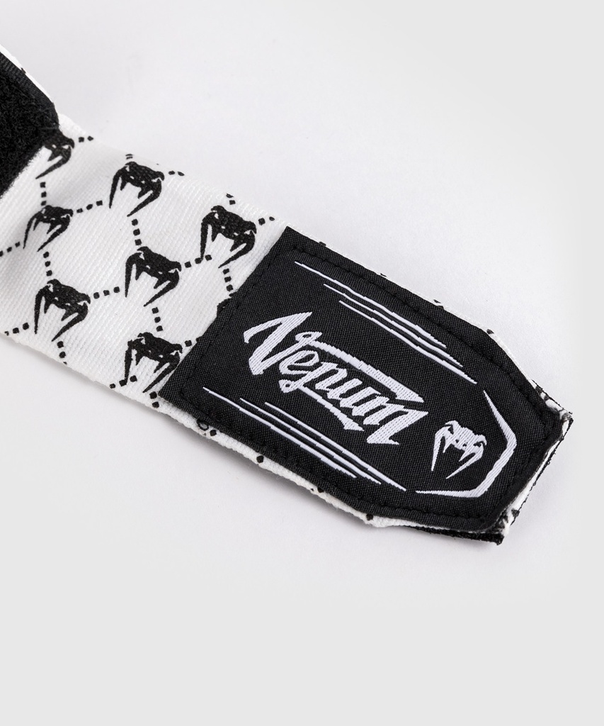 Venum Boxbandagen 4,5m Monogram, Weiß