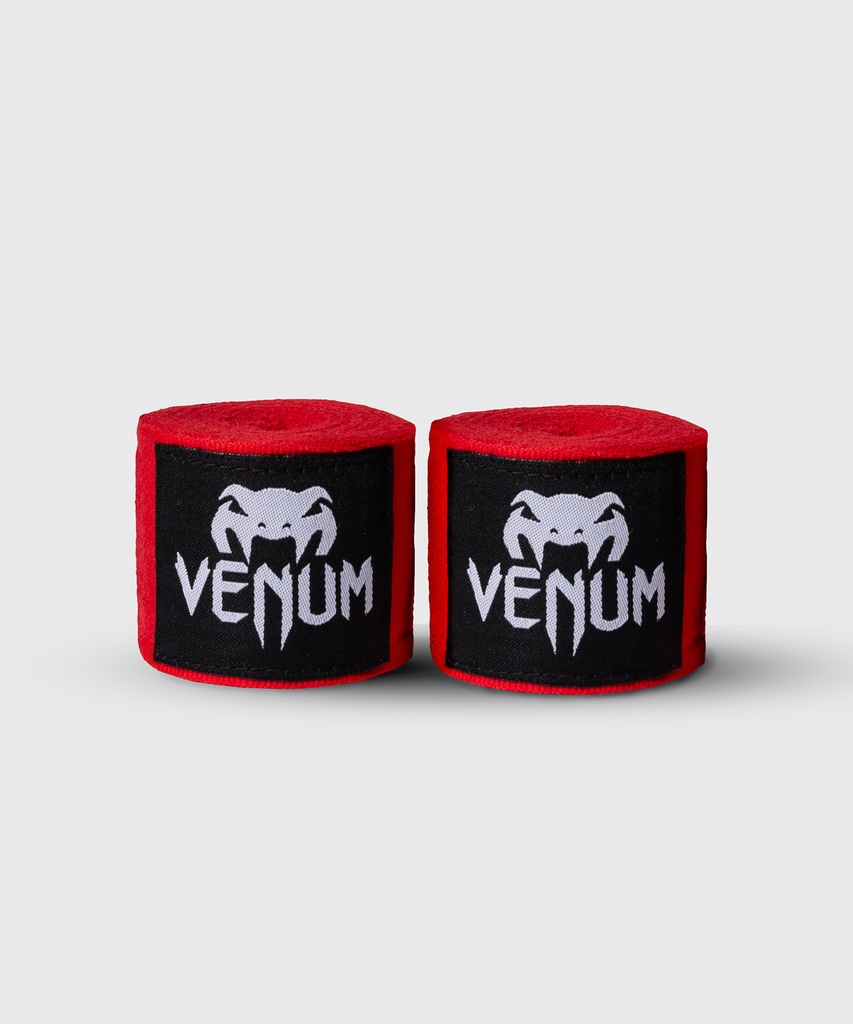 Venum Boxbandagen 2,5m Halbelastisch, Rot 2