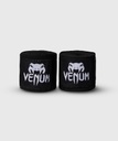 Venum Boxbandagen 2,5m Halbelastisch, Schwarz 2