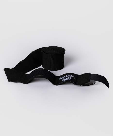 Venum Boxbandagen 4,5m Halbelastisch, Schwarz