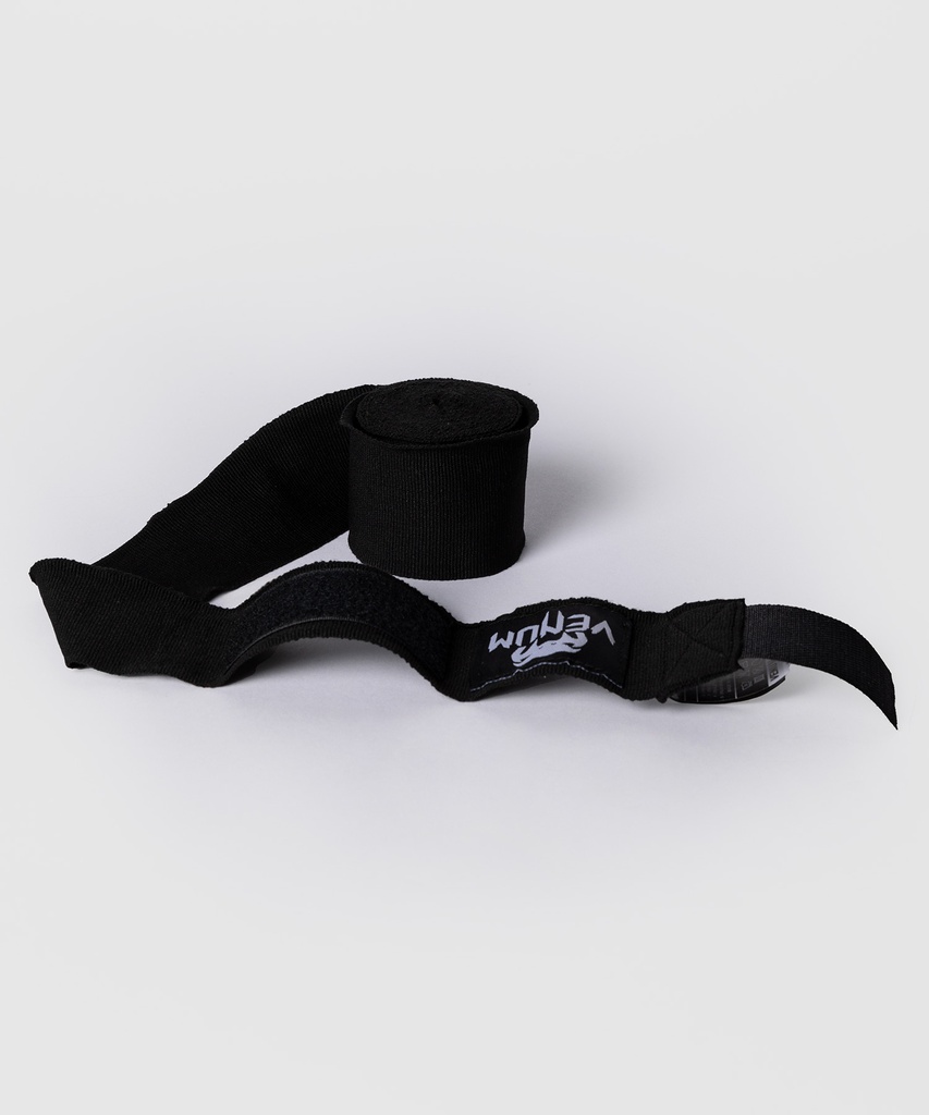 Venum Boxbandagen 4m Halbelastisch, Schwarz 3