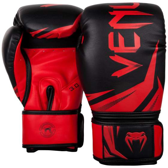 Venum Boxhandschuhe Challenger 3.0, Schwarz-Rot