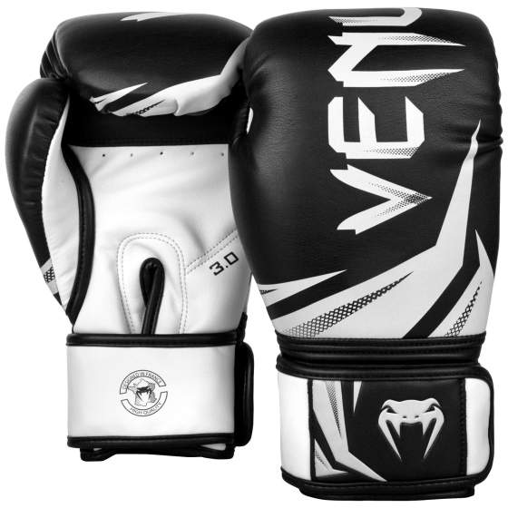 Venum Boxhandschuhe Challenger 3.0, Schwarz-Weiß