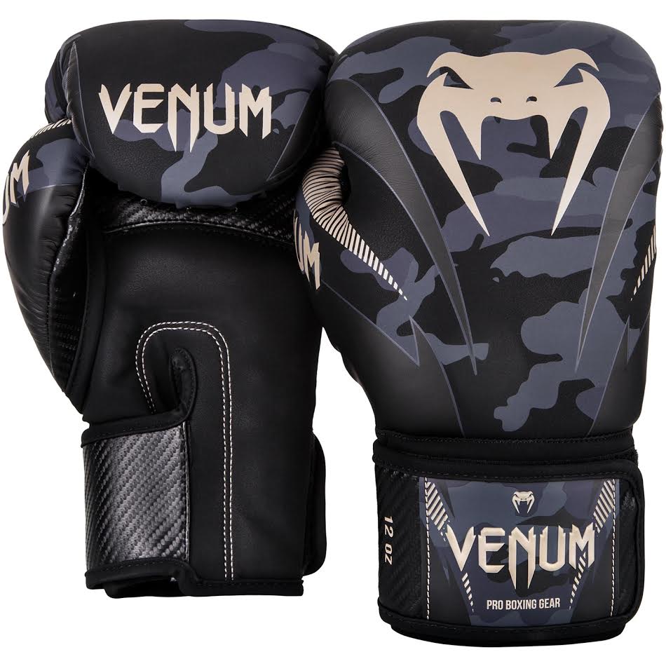 Venum Boxhandschuhe Impact, Schwarz 2