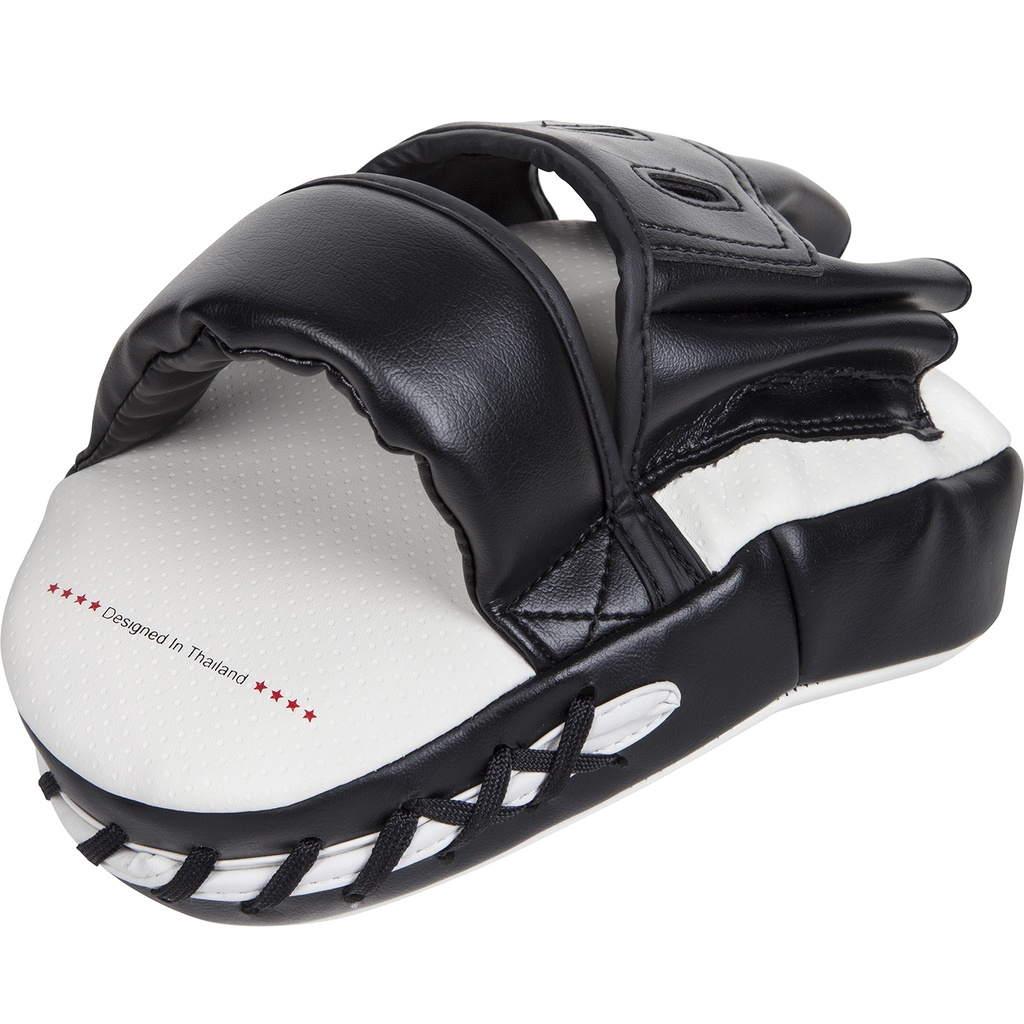 Venum Boxpratzen Light, Weiß-Schwarz 3