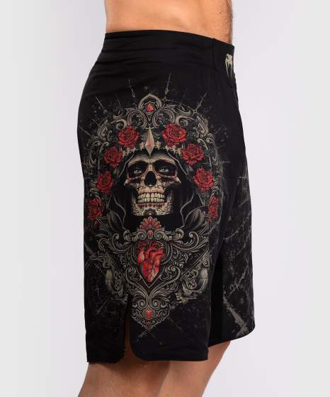 Venum Fight Shorts Santa Muarte 5.0, Schwarz-Gold 3