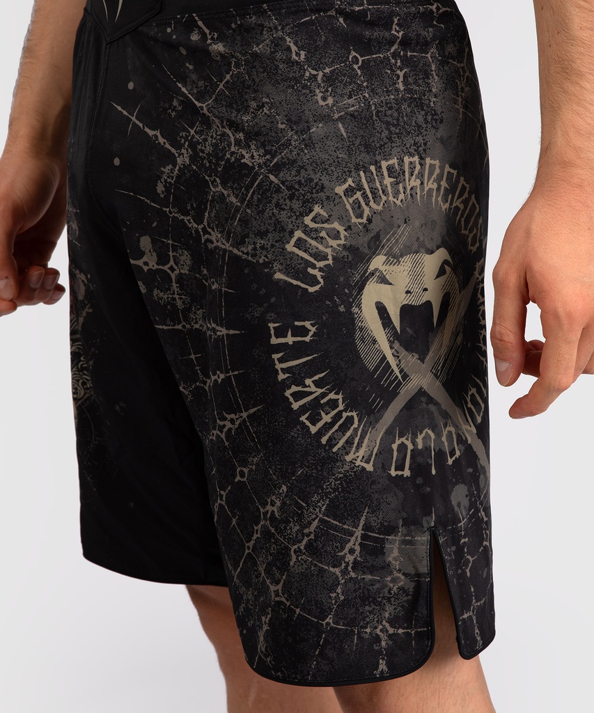 Venum Fight Shorts Santa Muarte 5.0, Schwarz-Gold 4