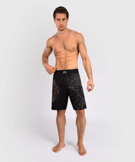 Venum Fight Shorts Santa Muarte 5.0, Schwarz-Gold 6