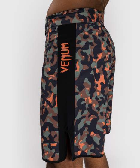 Venum Fight Shorts Jungle OPS, Orange-Canyon-Camo 2