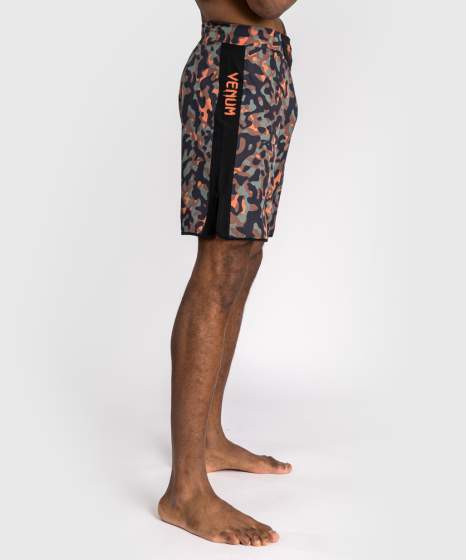 Venum Fight Shorts Jungle OPS, Orange-Canyon-Camo 5