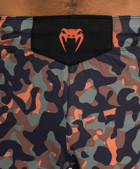 Venum Fight Shorts Jungle OPS, Orange-Canyon-Camo 7
