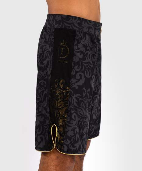 Venum Fight Shorts X Topuria Unmatched Edition, Schwarz-Gold 5
