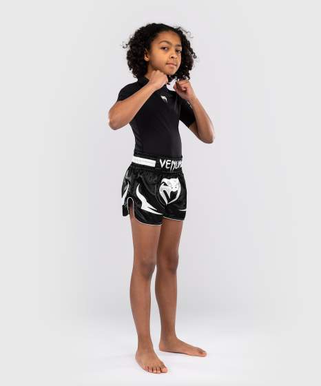 Venum Muay Thai Shorts Inferno Kids, Schwarz 3