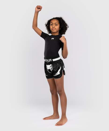 Venum Muay Thai Shorts Inferno Kids, Schwarz 5