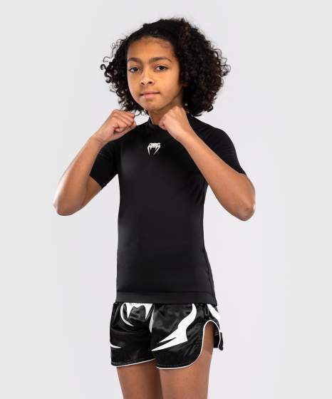 Venum Rash Guard Contender Kids, Schwarz 2