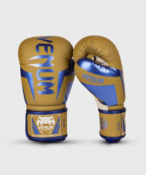 Venum Boxhandschuhe Elite, Camel-Blau 2