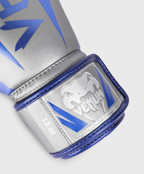 Venum Boxhandschuhe Elite, Silber-Blau 3