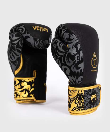Venum Boxhandschuhe X Topuria Unmatched Edition, Schwarz-Gold 2