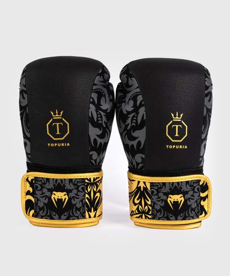 Venum Boxhandschuhe X Topuria Unmatched Edition, Schwarz-Gold 4