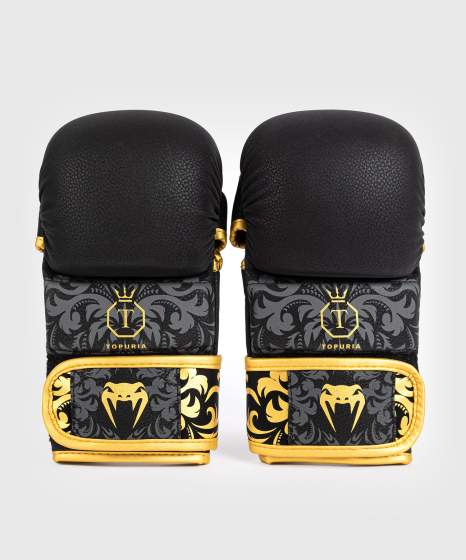 Venum MMA Handschuhe Sparring X Topuria Unmatched Edition, Schwarz-Gold 4