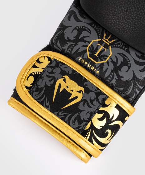 Venum MMA Handschuhe Sparring X Topuria Unmatched Edition, Schwarz-Gold 5