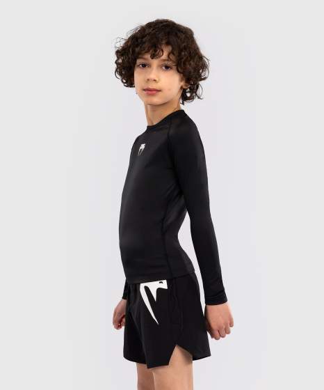 Venum Rash Guard Contender Kids, Schwarz 2