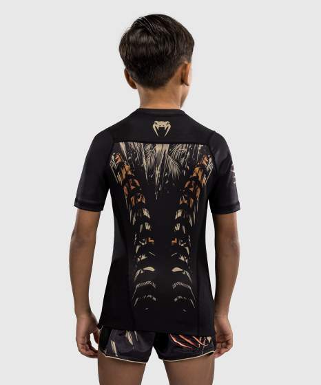 Venum Rash Guard Tiger Kids, Schwarz-Orange 4