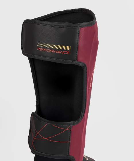 Venum Schienbeinschoner Tactical XT, Burgundrot-Schwarz 5