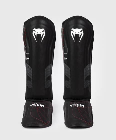 Venum Schienbeinschoner Tactical XT, Schwarz-Rot 2