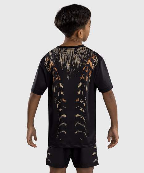 Venum T-Shirt Tiger Dry Tech Kids, Schwarz-Orange 2